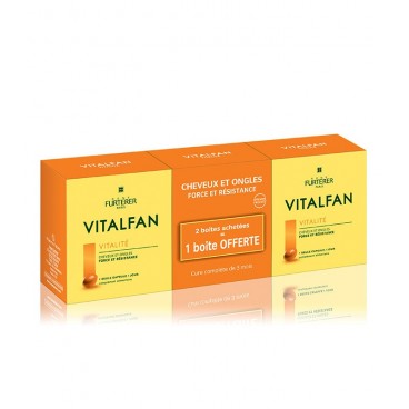 Furterer Vitalfan Vitalité Cheveux et Ongles Sans Colorant 3X30 Capsules