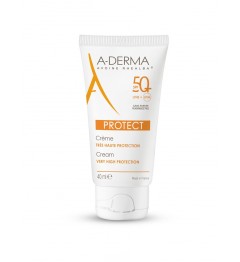 Aderma Solaire Protect Crème Sans Parfum SPF50 40Ml