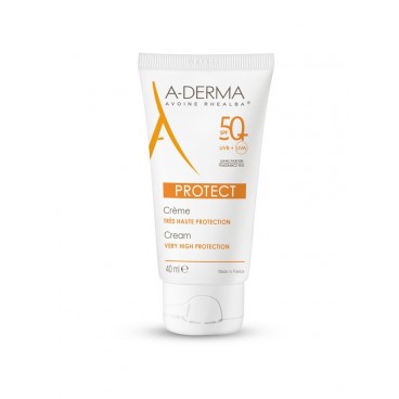 Aderma Solaire Protect Crème Sans Parfum SPF50 40Ml