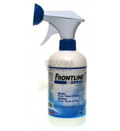 Frontline Spray Chiens et Chats Pompe de 500ml pas cher