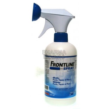 Frontline Spray Chiens et Chats Pompe de 500ml pas cher