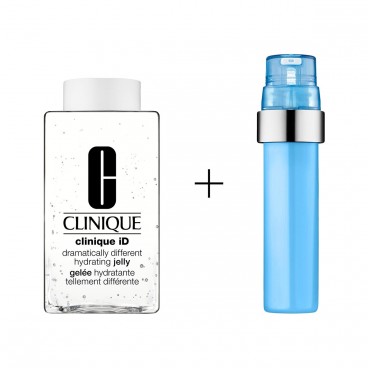 Clinique Base Gelée Hydratante 115Ml et Cartouche d'Actif Concentré Grains Irréguliers 10Ml