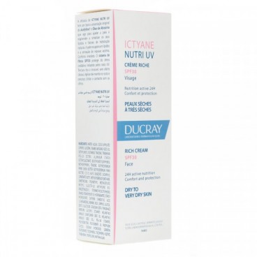 Ducray Ictyane Crème Riche UV SPF30 40Ml