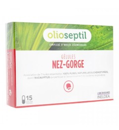 Olioseptil Nez Gorge 15 gélules