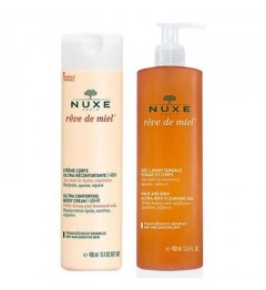 Nuxe Rêve de Miel Crème Corps 400Ml + Gel Lavant 400Ml