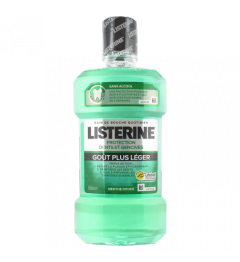 Listerine Protection Dents et Gencives Gout Léger Bain de Bouche 500 Ml