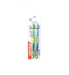 Elmex Junior Duo Pack Brosses à Dents Souples 6-12 Ans