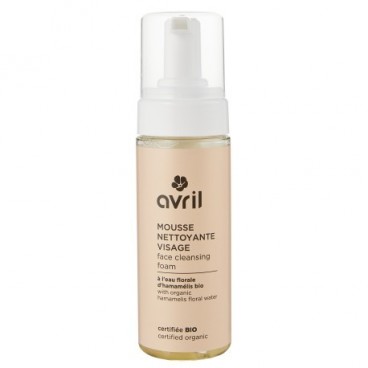 Avril Mousse nettoyante visage 150ml Certifiée bio