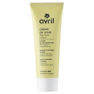 Avril Crème de jour Peaux Normales et Mixtes 50ml Certifiée bio