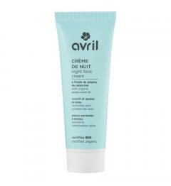 Avril Crème de nuit Peaux Normales et Mixtes 50ml Certifié bio