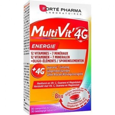 Forté Pharma Multivit 4G Energie 30 Comprimés
