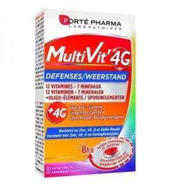 Forté Pharma Multivit 4G Défenses 30 Comprimés