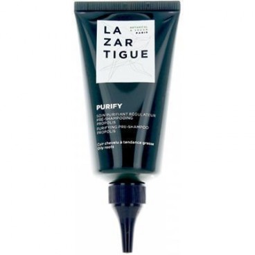 Lazartigue Soin Purifiant Régulateur Pré Shampoing Propolis Cuir Chevelu Gras 75Ml