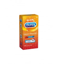 Durex Préservatif Sexy Fraise Boite de 12