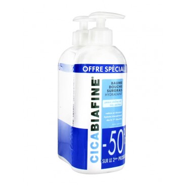 Cicabiafine Baume Douche 2x400Ml pas cher