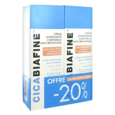 Cicabiafine Crème Hydratant 2x200Ml pas cher