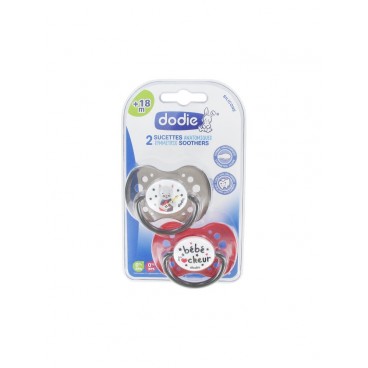 Dodie Sucette Silicone Duo Fan Plus de 18 Mois