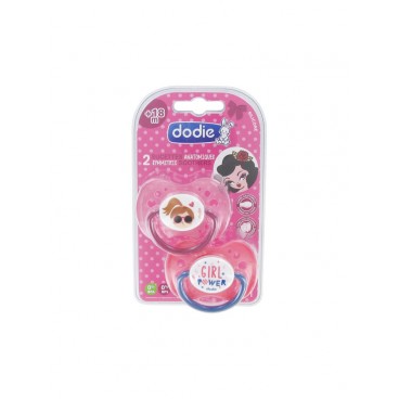 Dodie Sucette Silicone Duo Fan Plus de 18 Mois