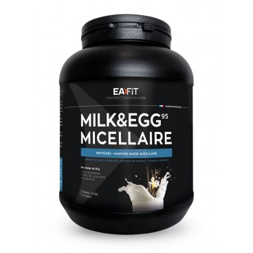 EA FIT Milk Egg 95 Volume et Définition Musculaire Vanille 750g