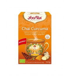 Yogi Tea Tisane Chaï Curcuma 17 Sachets