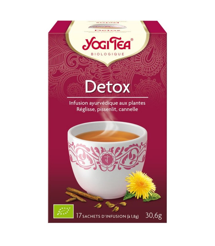 Yogi Tea Tisane Detox 17 Sachets - MonClubBeauté