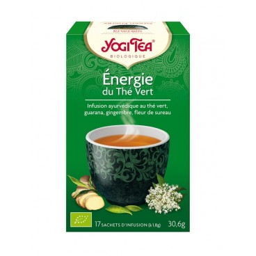 Yogi Tea Tisane Énergie du Thé Vert 17 Sachets