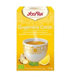Yogi Tea Tisane Gingembre Citron 17 Sachets