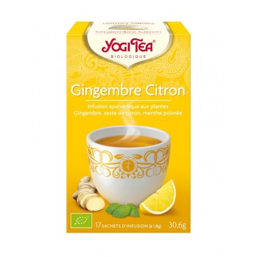 Yogi Tea Tisane Gingembre Citron 17 Sachets