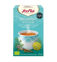 Yogi Tea Tisane Réconfort de la Gorge 17 Sachets