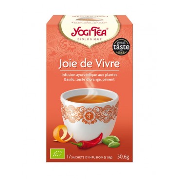 Yogi Tea Tisane Joie de Vivre 17 Sachets