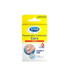 Scholl Pansements Coricides pour Cors Boite de 8