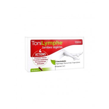 Tonipharm ToniLymphe Jambes Légères 60 Gélules