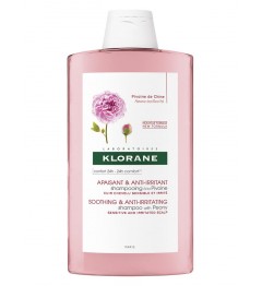 Klorane Shampoing Apaisant à l\'Extrait de Pivoine 400ml pas cher