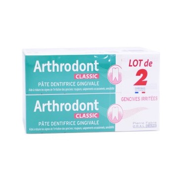 Arthrodont Pate Dentifrice Classic 2x75Ml