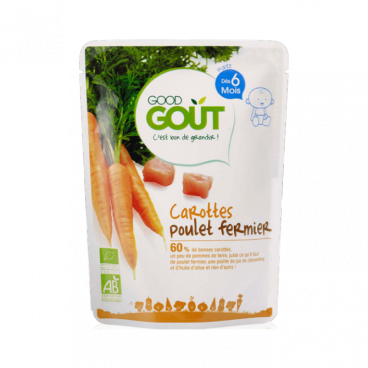 Good Gout Carottes Poulet 190 Grammes