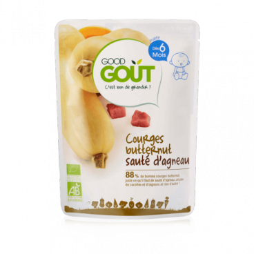 Good Gout Courges Butternut Sauté d'Agneau 190 Grammes