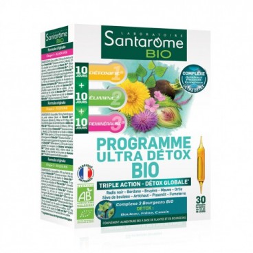 Santarome Bio Programme Ultra Détox 30 Ampoules