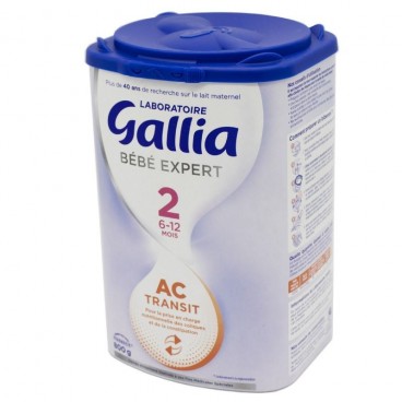 Gallia Expert Action Coliques Transit 2ème Age 800 Grammes