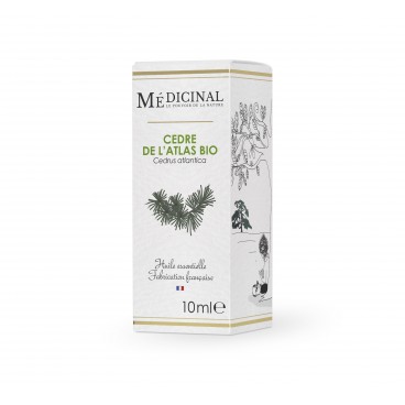 Medicinal Huile Essentielle Bio Cèdre de l'Atlas 10Ml