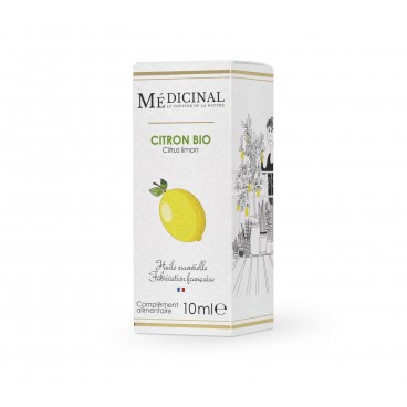 Medicinal Huile Essentielle Bio Citron 10Ml