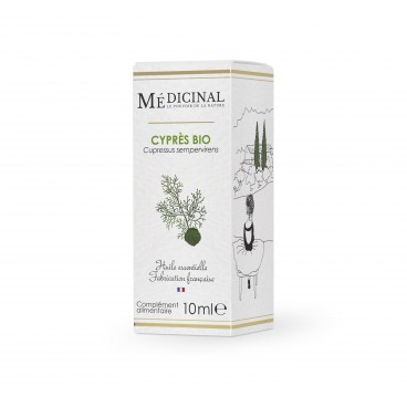 Medicinal Huile Essentielle Bio Cyprès 10Ml