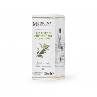 Medicinal Huile Essentielle Bio Eucalyptus Citronné 10ml