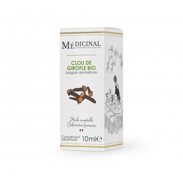 Medicinal Huile Essentielle Bio Clous de Girofle 10Ml