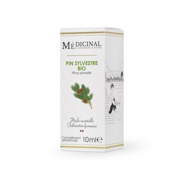 Medicinal Huile Essentielle Bio Pin Sylvestre 10Ml