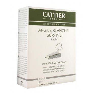 Cattier Argile Blanche Surfine 200 g