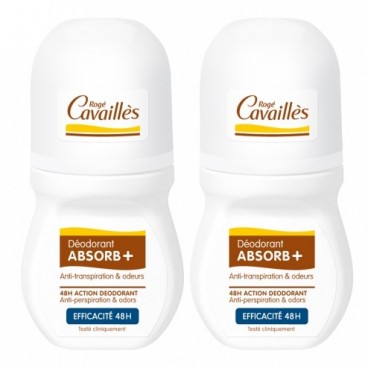 Rogé Cavaillès Déo Soin Absorb Roll-on 50ml Lot de 2