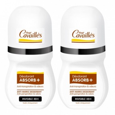 Rogé Cavaillès Déo Roll On Absorb Invisible 2x50Ml