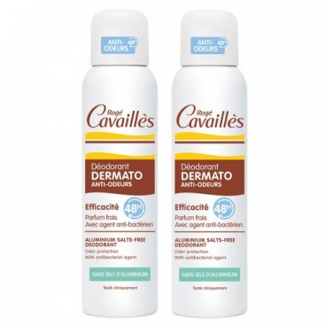 Rogé Cavaillès Déo Dermatologique Anti Odeurs 48H Spray 2x150Ml