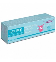 Cattier Dentifrice 2 à 6 ans Goût Framboise 50 ml