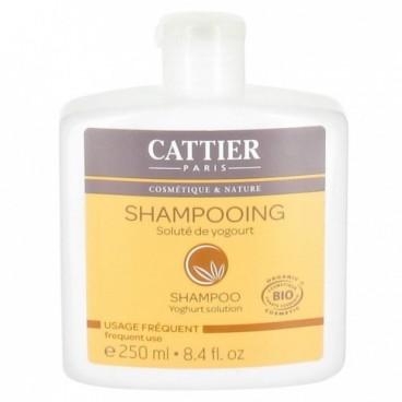 Cattier Shampooing Soluté de Yogourt Usage Fréquent 250 ml